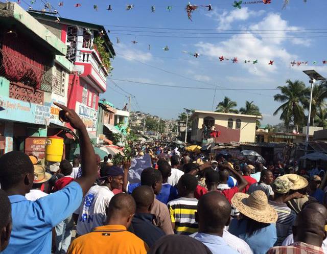 Haiti-5feb2016protest